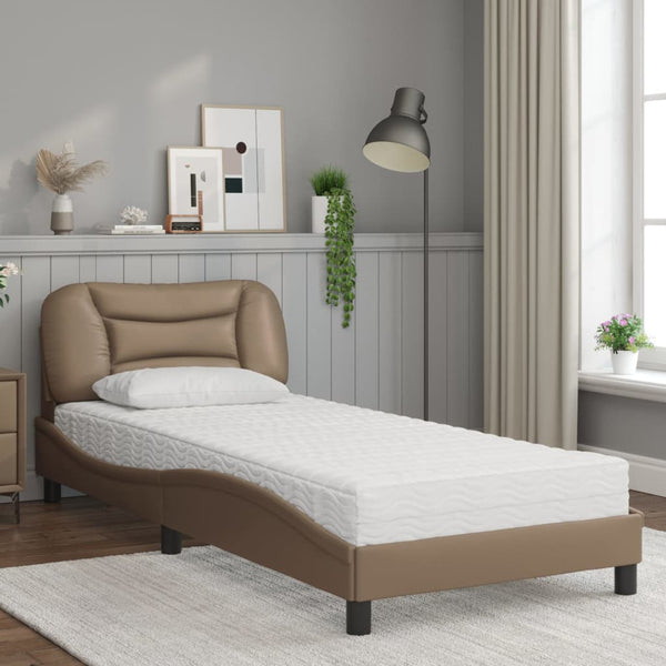 Bett mit Matratze Hvar Cappuccino 80x200 cm