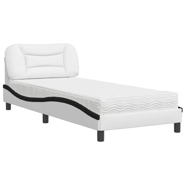 Bett mit Matratze Hvar 80x200 cm Kunstleder