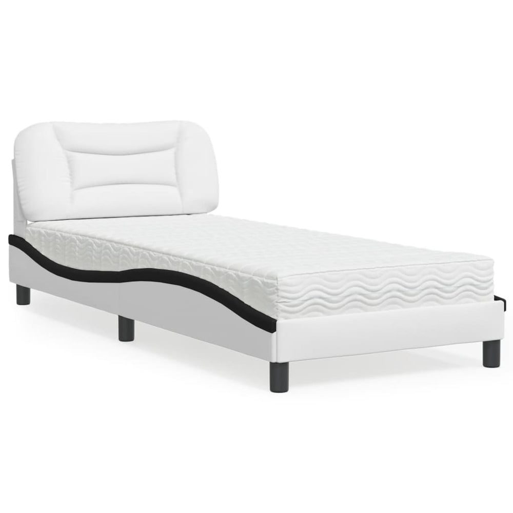 Bett mit Matratze Hvar 80x200 cm Kunstleder