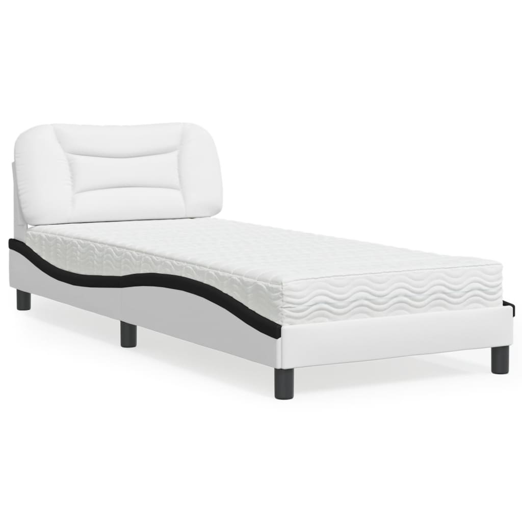 Bett mit Matratze Hvar 80x200 cm Kunstleder