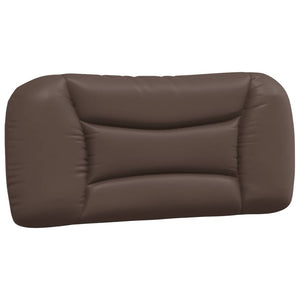 Bett mit Matratze Braun 90x190 cm Kunstleder