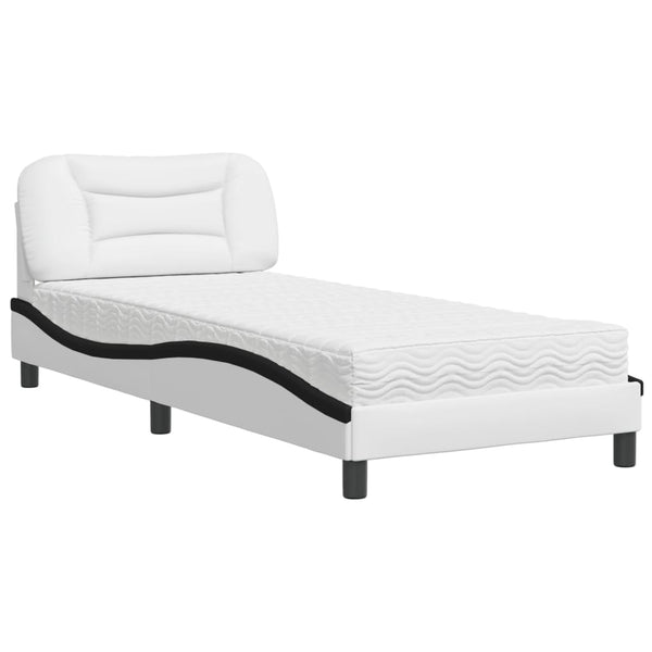 Bett mit Matratze Hvar 90x190 cm Kunstleder