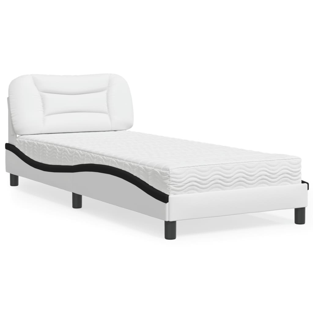 Bett mit Matratze Hvar 90x190 cm Kunstleder