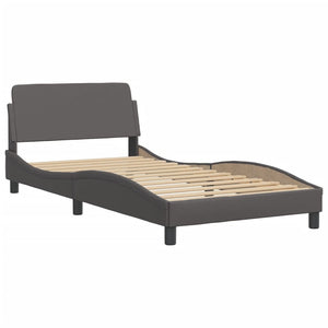 Bett mit Matratze Hvar Grau 100x200 cm