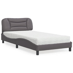 Bett mit Matratze Hvar Grau 100x200 cm
