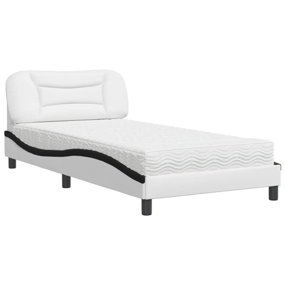 Bett mit Matratze Hvar 100x200 cm Kunstleder