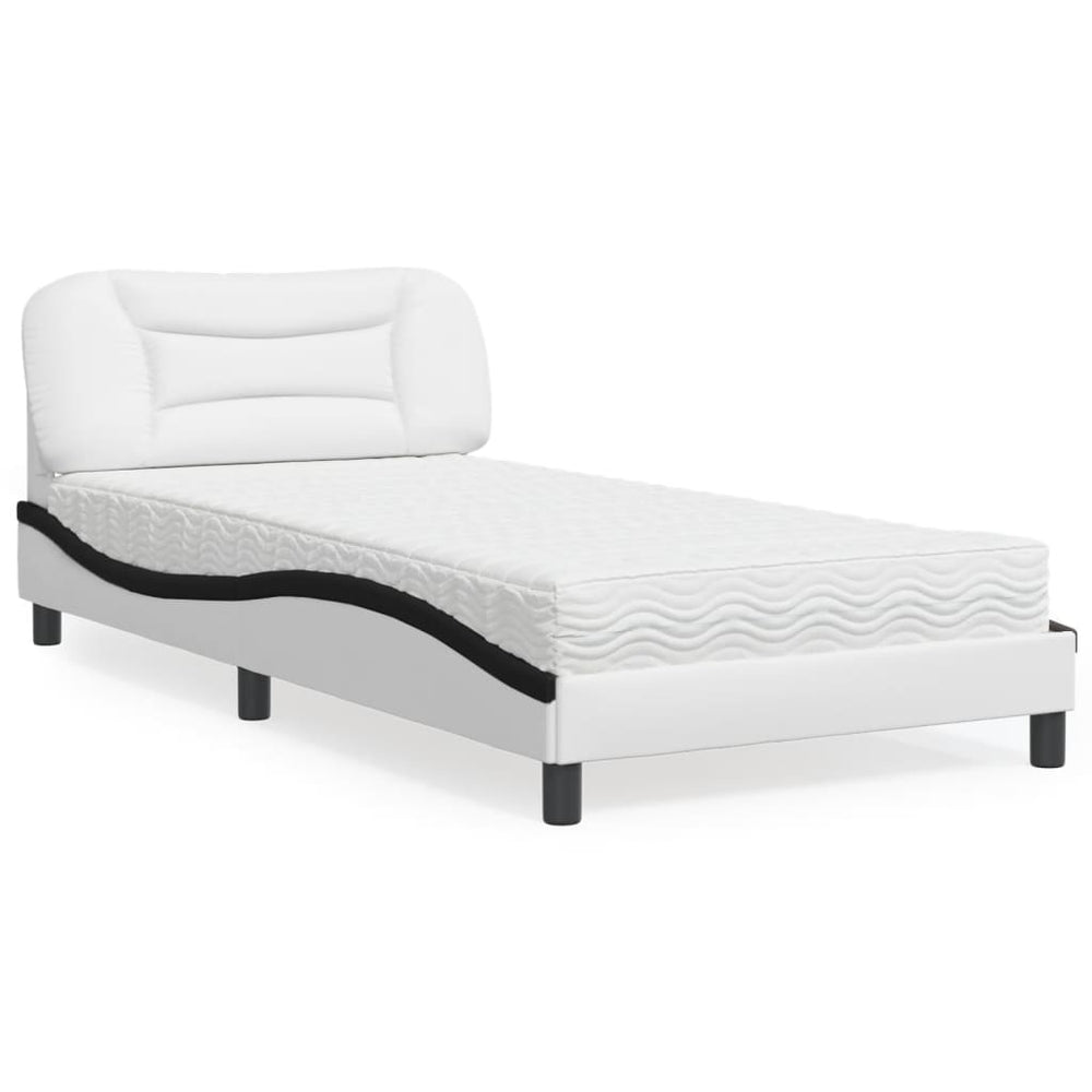 Bett mit Matratze Hvar 100x200 cm Kunstleder