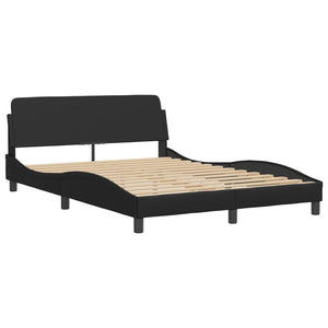 Bett mit Matratze Hvar Schwarz 120x200 cm