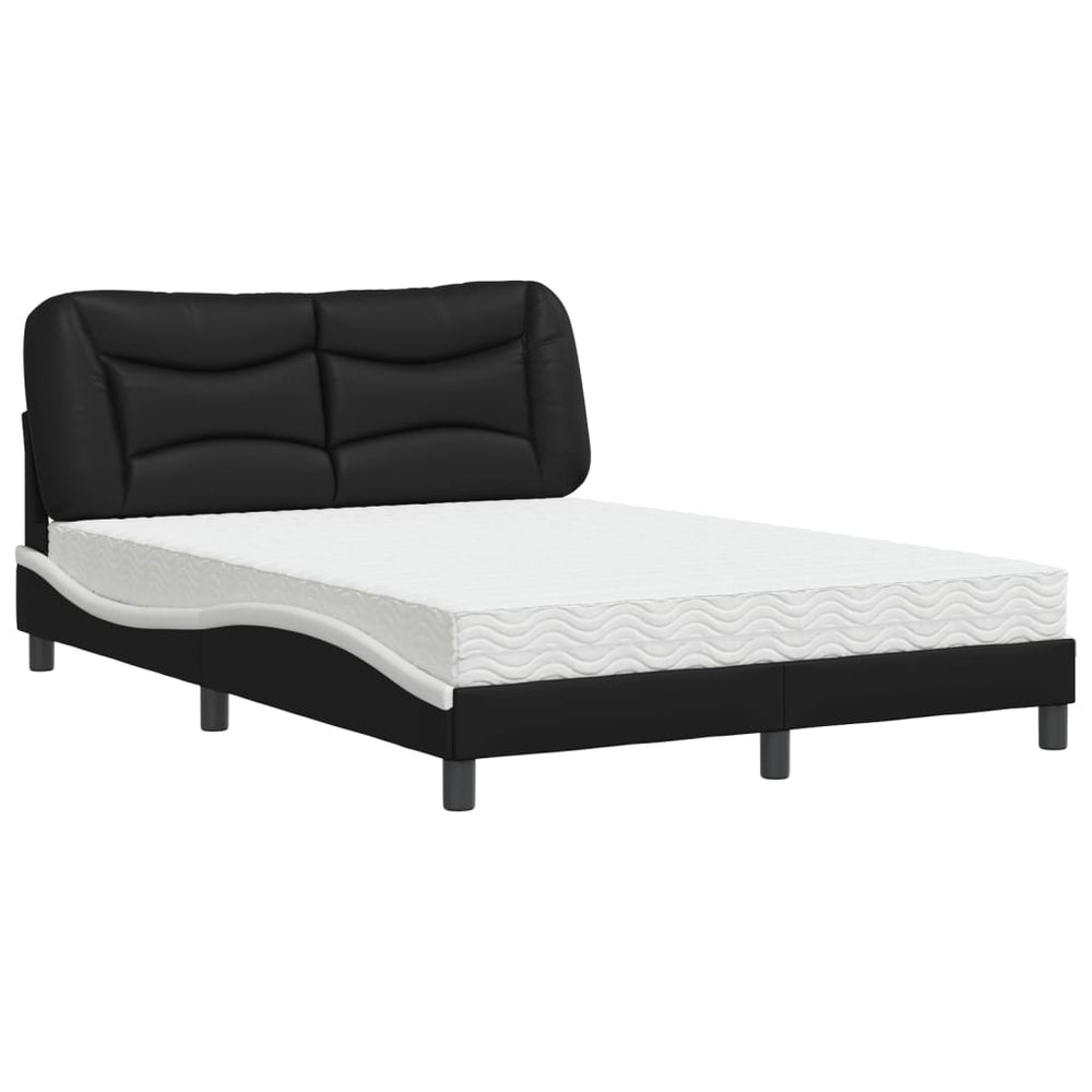 Bett mit Matratze Hvar 140x190 cm Kunstleder