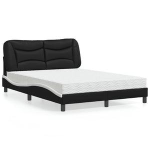 Bett mit Matratze Hvar 140x190 cm Kunstleder