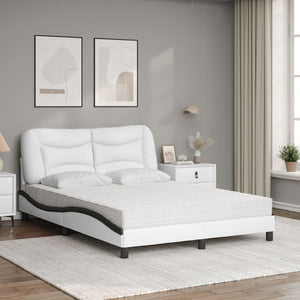 Bett mit Matratze Hvar, 140x190 cm, Kunstleder
