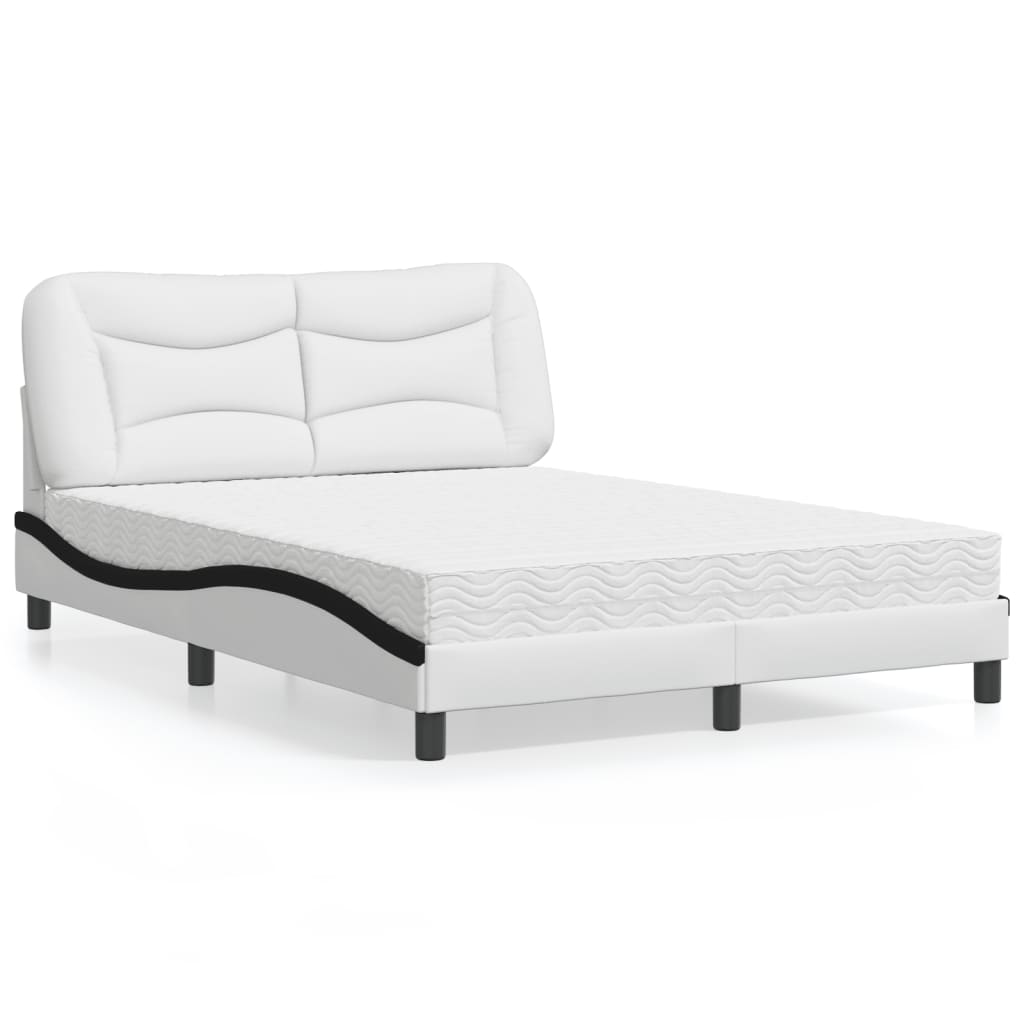 Bett mit Matratze Hvar, 140x190 cm, Kunstleder
