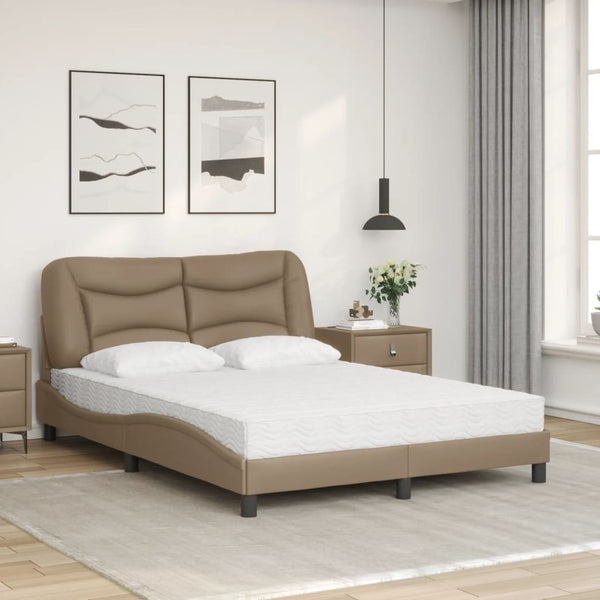 Bett mit Matratze Hvar Cappuccino 140x200 cm