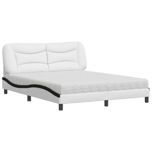 Bett mit Matratze Hvar 160x200 cm Kunstleder
