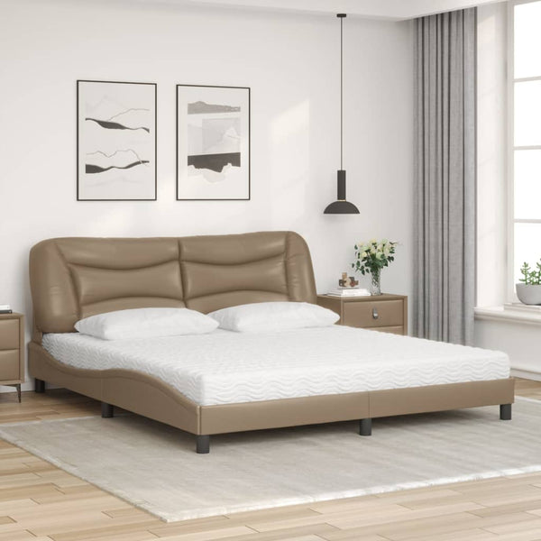 Bett mit Matratze Hvar Cappuccino 180x200 cm