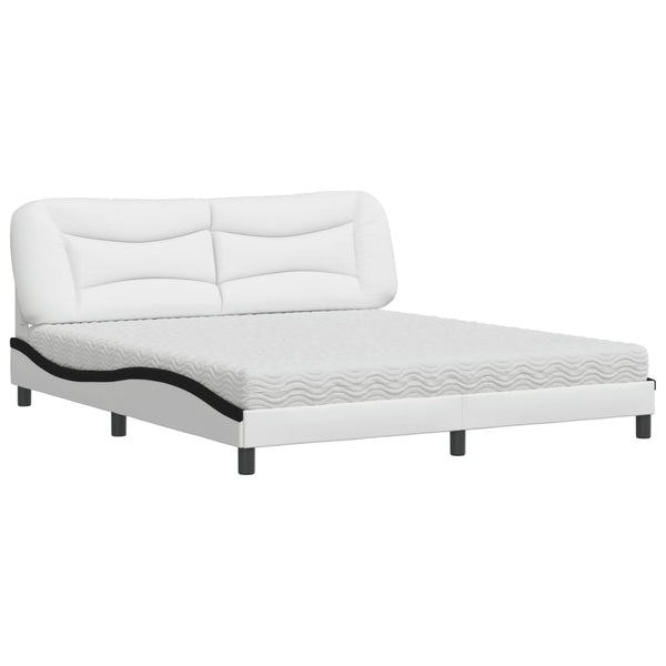 Bett mit Matratze Hvar 180x200 cm Kunstleder
