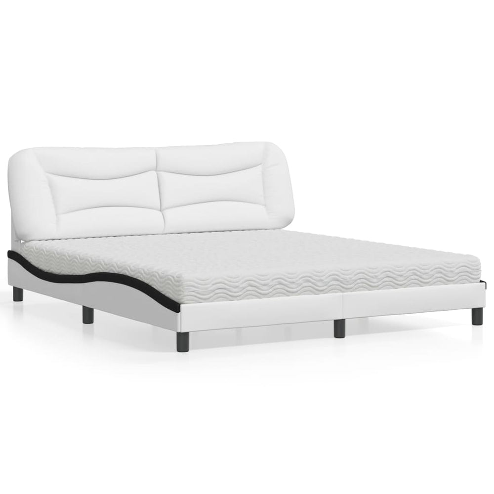 Bett mit Matratze Hvar 180x200 cm Kunstleder