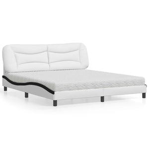 Bett mit Matratze Hvar 180x200 cm Kunstleder