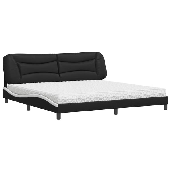 Bett mit Matratze Hvar 200x200 cm Kunstleder