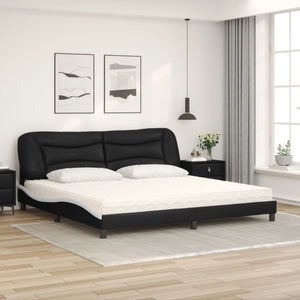 Bett mit Matratze Hvar 200x200 cm Kunstleder