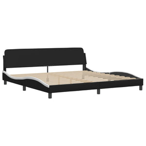 Bett mit Matratze Hvar 200x200 cm Kunstleder