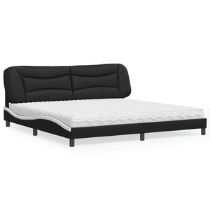 Bett mit Matratze Hvar 200x200 cm Kunstleder