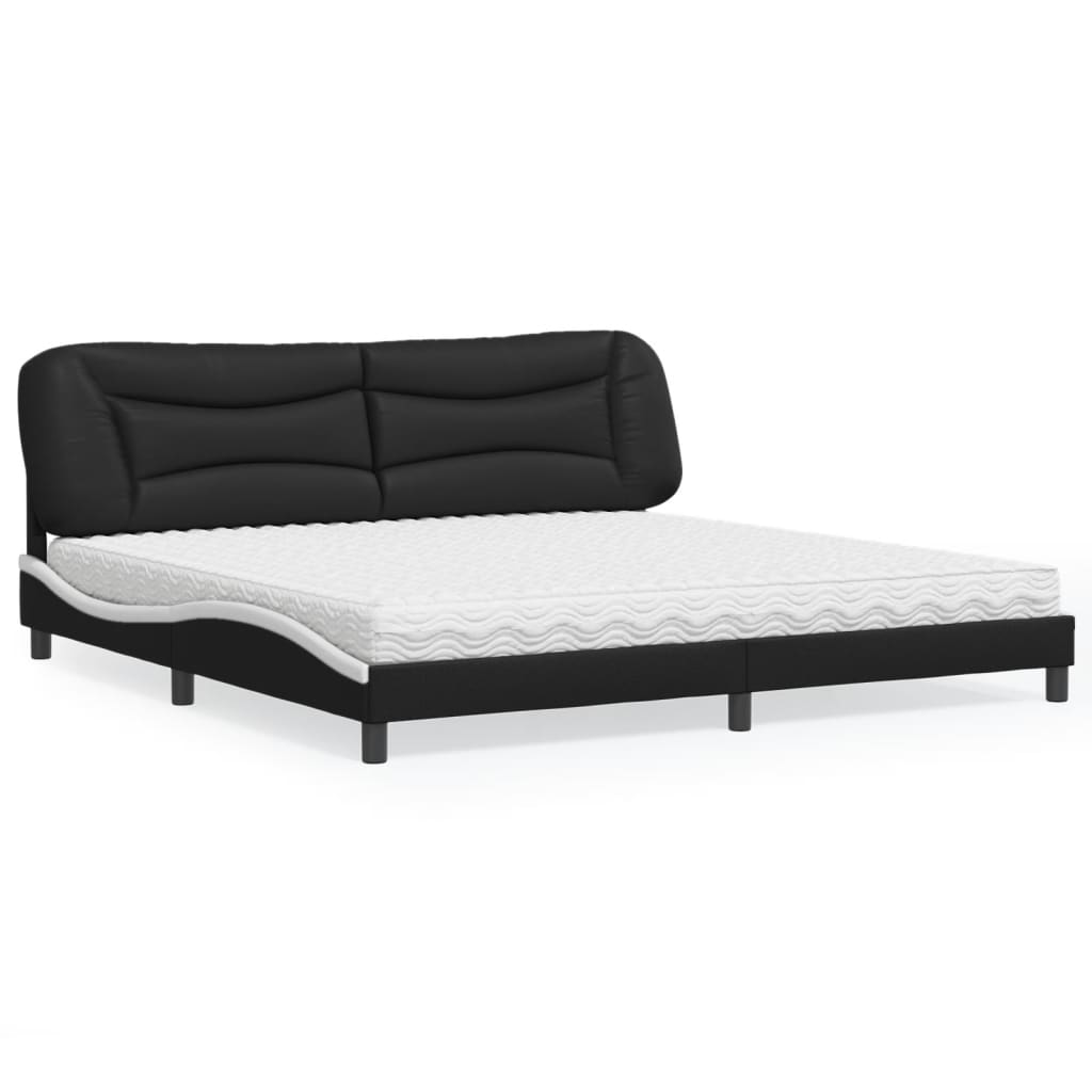 Bett mit Matratze Hvar 200x200 cm Kunstleder