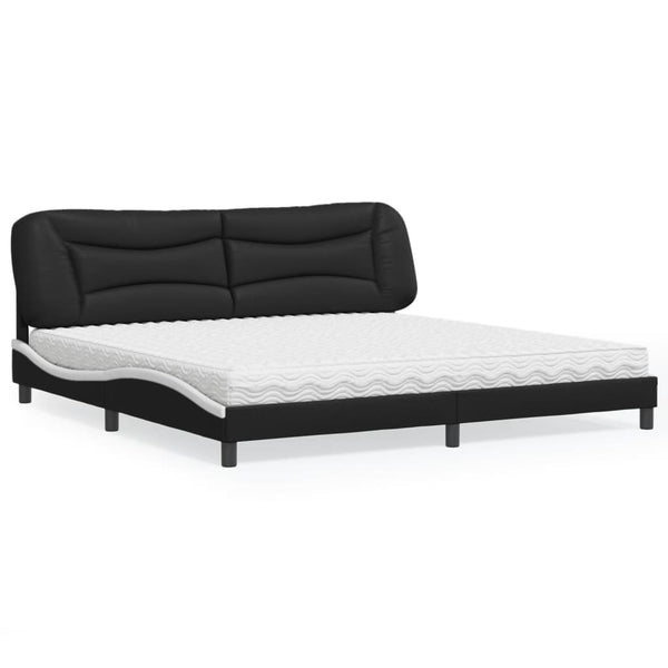 Bett mit Matratze Hvar 200x200 cm Kunstleder