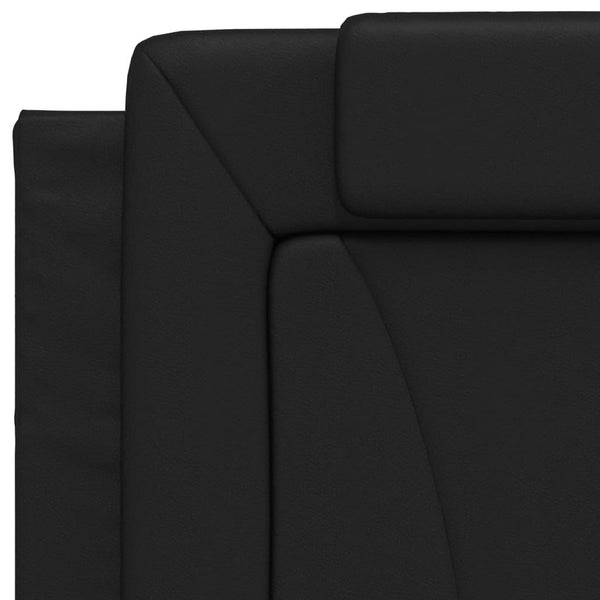 Bett Viana Schwarz mit Matratze 80x200 cm