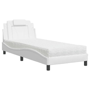 Bett Viana mit Matratze Weiß 80x200 cm