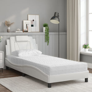 Bett Viana mit Matratze Weiß 80x200 cm