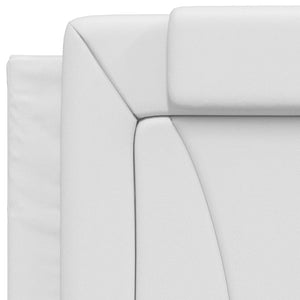 Bett Viana mit Matratze Weiß 80x200 cm