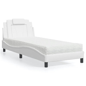 Bett Viana mit Matratze Weiß 80x200 cm