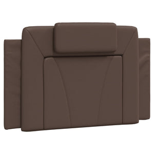 Bett mit Matratze Braun 80x200 cm Kunstleder