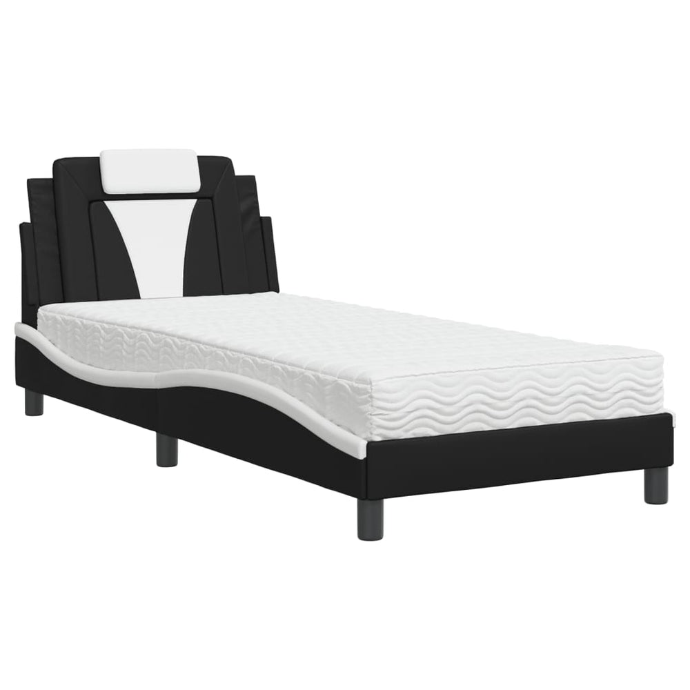 Bett Viana mit Matratze 80x200 cm Kunstleder
