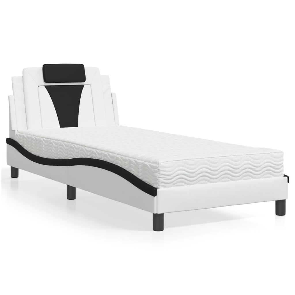 Bett Viana mit Matratze 80x200 cm Kunstleder