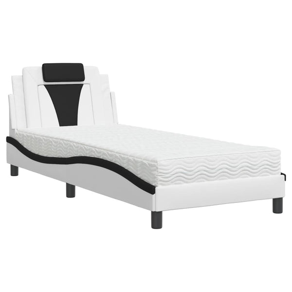 Bett Viana mit Matratze 90x190 cm Kunstleder