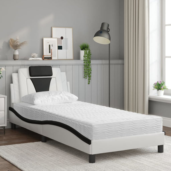 Bett Viana mit Matratze 90x190 cm Kunstleder