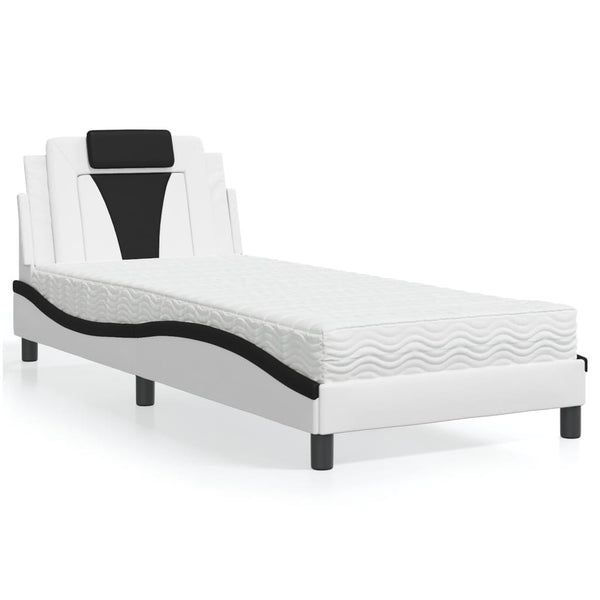 Bett Viana mit Matratze 90x190 cm Kunstleder