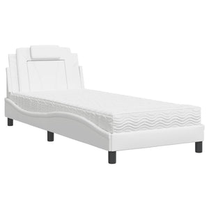 Bett Viana mit Matratze Weiß 90x200 cm
