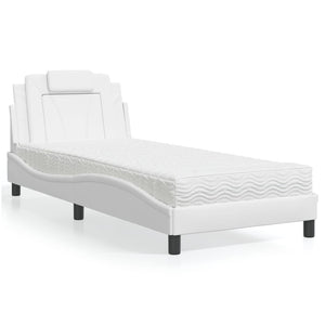 Bett Viana mit Matratze Weiß 90x200 cm