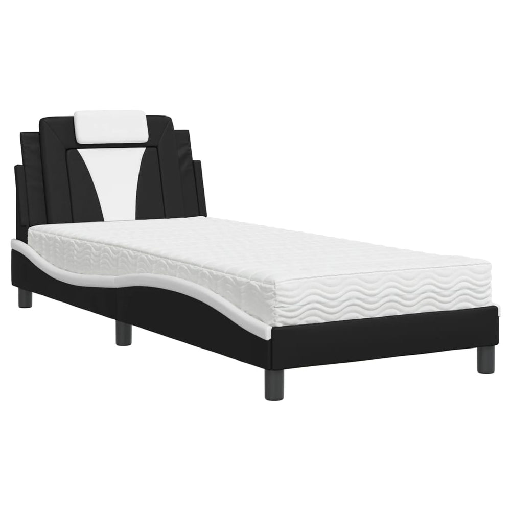 Bett Viana mit Matratze 90x200 cm Kunstleder