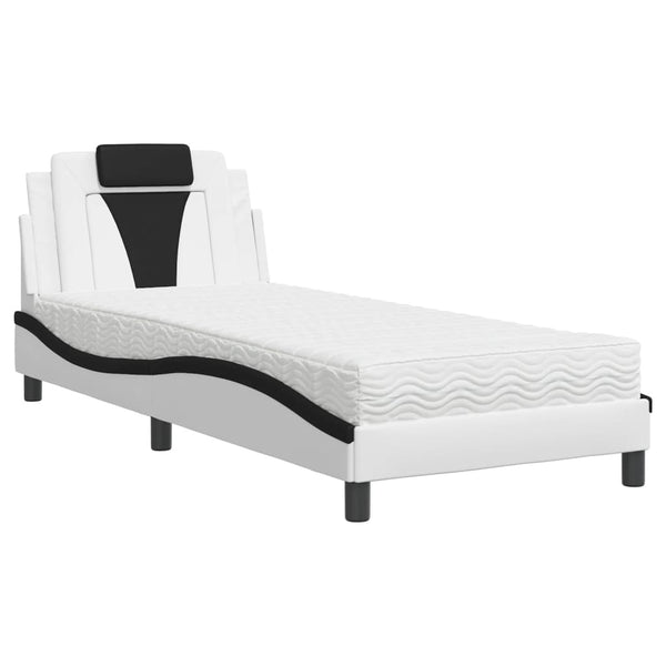 Bett Viana 90x200 cm mit Matratze, Kunstleder