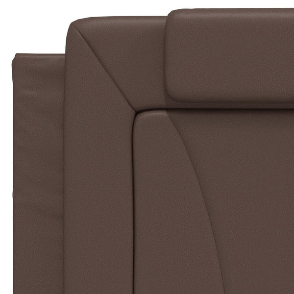 Bett Viana mit Matratze Braun 100x200 cm