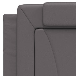 Bett Viana mit Matratze Grau 100x200 cm