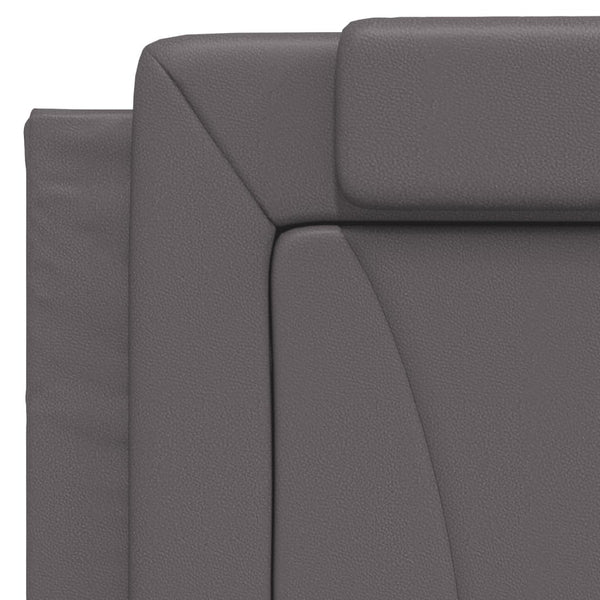 Bett Viana mit Matratze Grau 100x200 cm