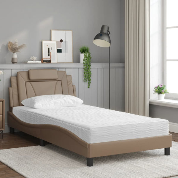 Bett Viana mit Matratze Cappuccino-Braun 100x200 cm