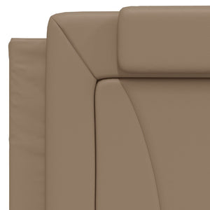 Bett Viana mit Matratze Cappuccino-Braun 100x200 cm