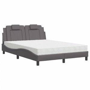 Bett Viana mit Matratze Grau 120x200 cm