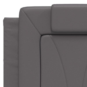 Bett Viana mit Matratze Grau 120x200 cm